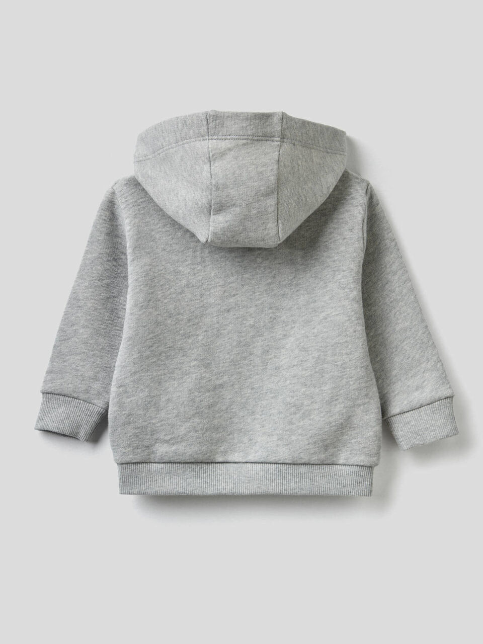 Sweatshirt aus 100% Baumwolle mit Reißverschluss und Kapuze image number 2