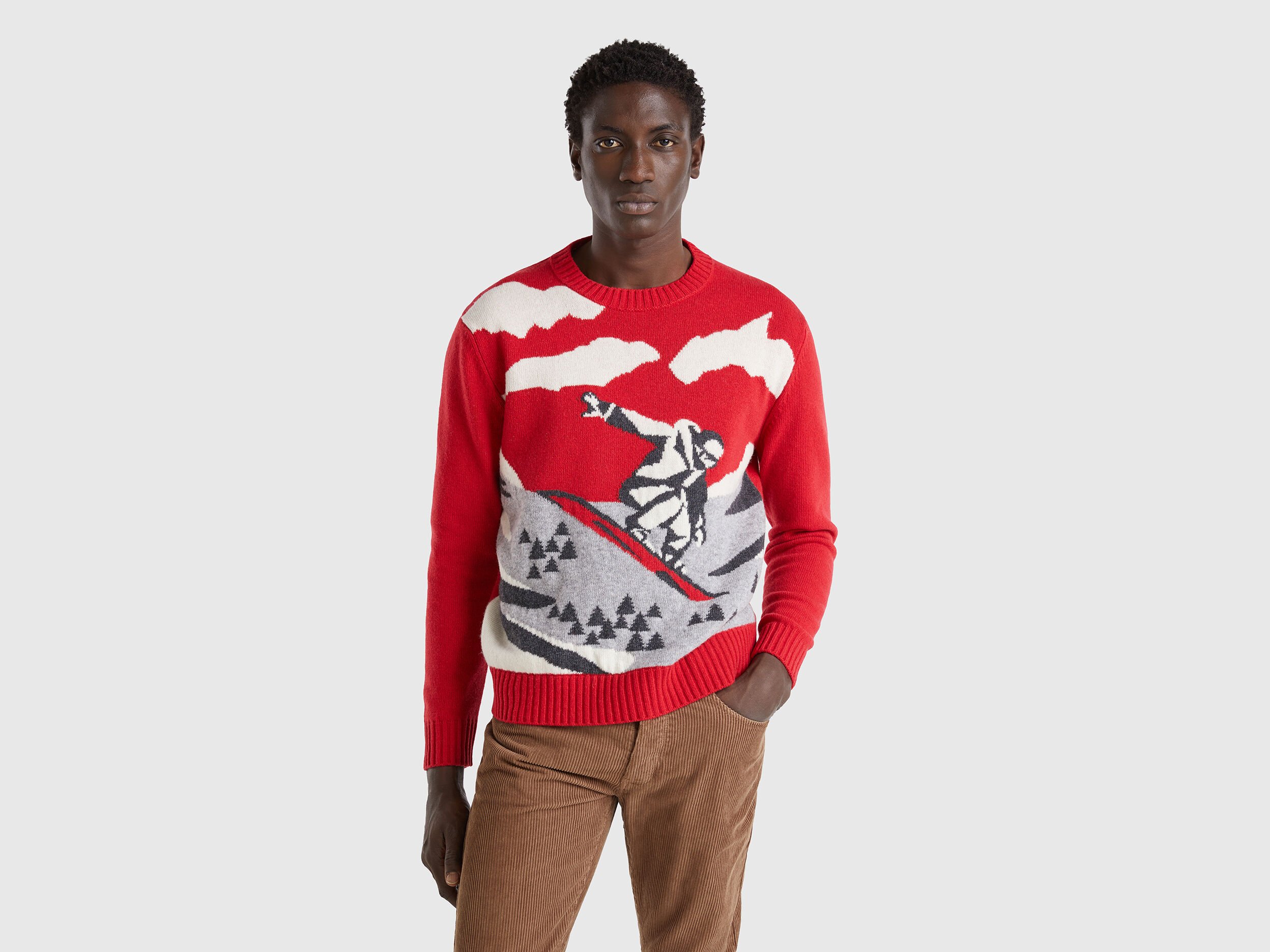 Maglioni Uomo Pullover Maglie Girocollo o Collo Alto