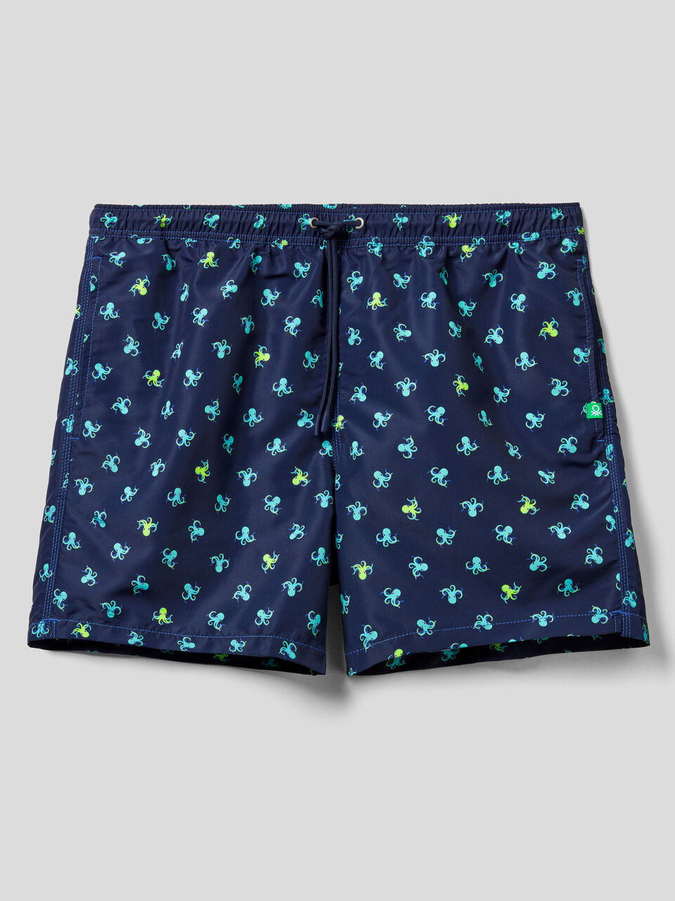 Patterned swim trunks image number 1