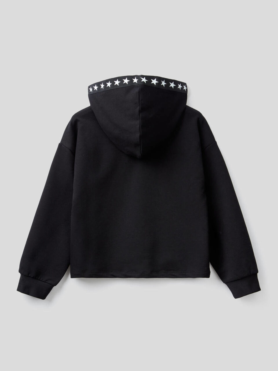 Cropped-Sweatshirt in stretchiger Bio-Baumwolle image number 2