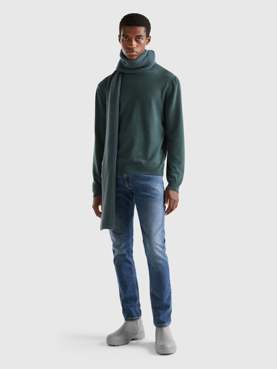 Dark green turtleneck sale mens