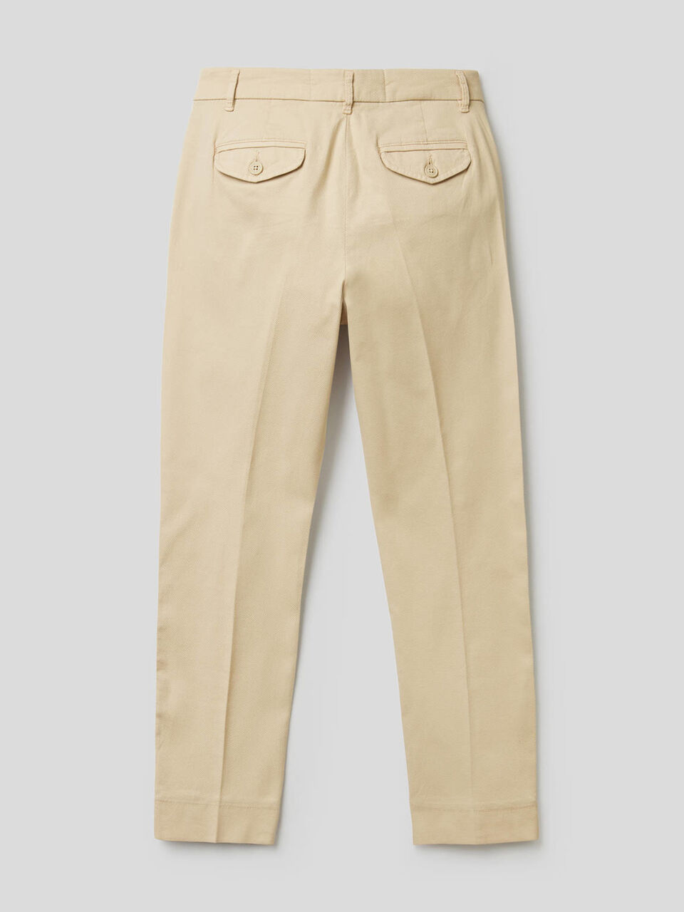 Cropped chinos in stretch cotton image number 2