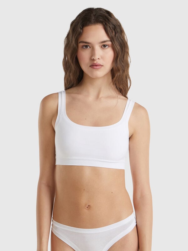 Brassiere in cotone super stretch Donna