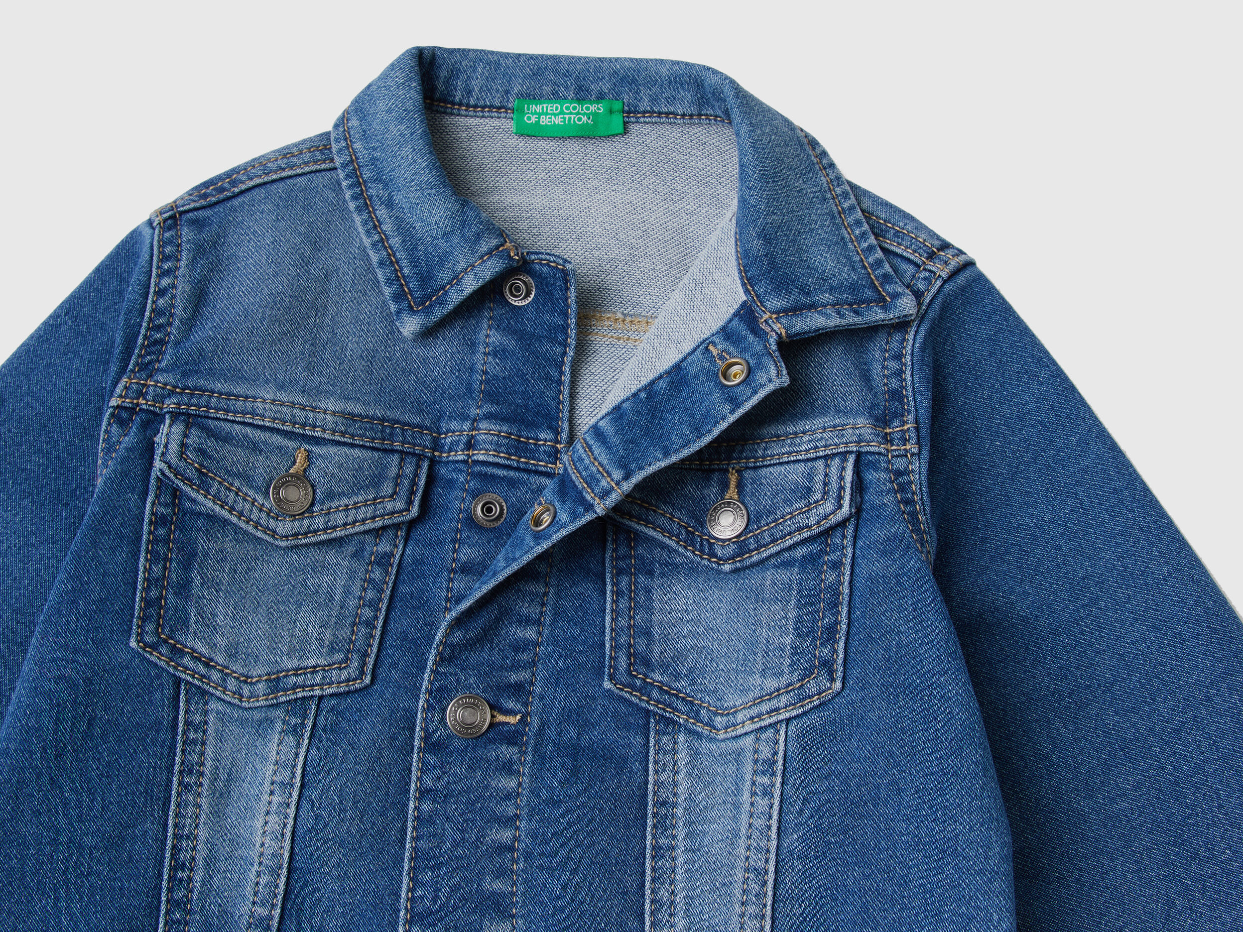 Giubbino jeans benetton new arrivals