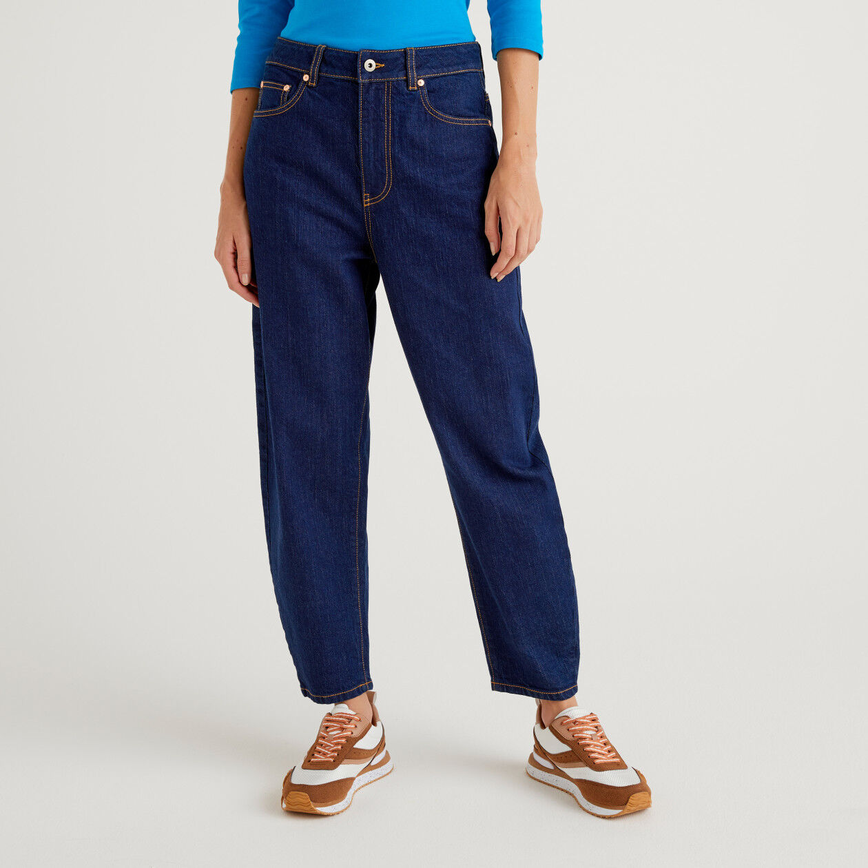Jeans Coupe Loose 100 % Coton United Colors of Benetton Homme Vêtements Pantalons & Jeans Jeans Baggy & Large 