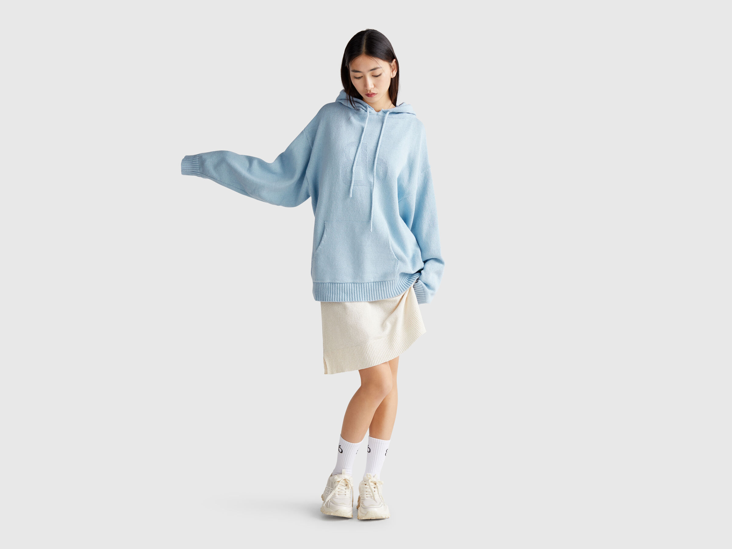 SWEATER W/HOOD Damen image number 2