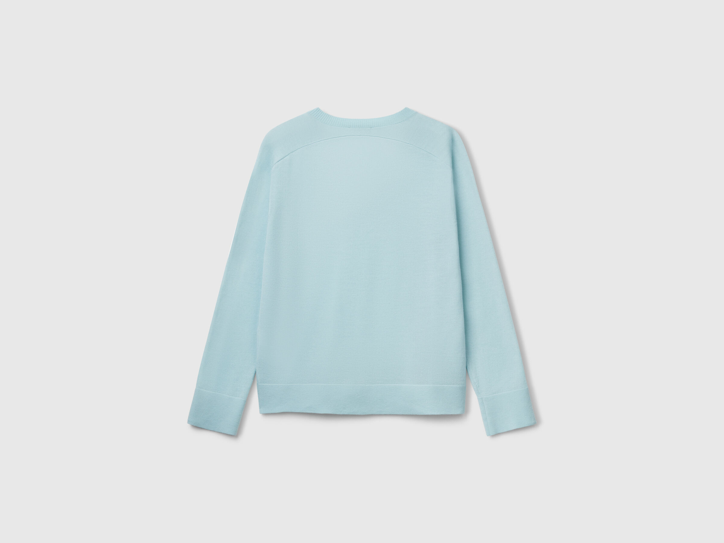 MAGLIA SCOLLO V M/L Donna image number 4