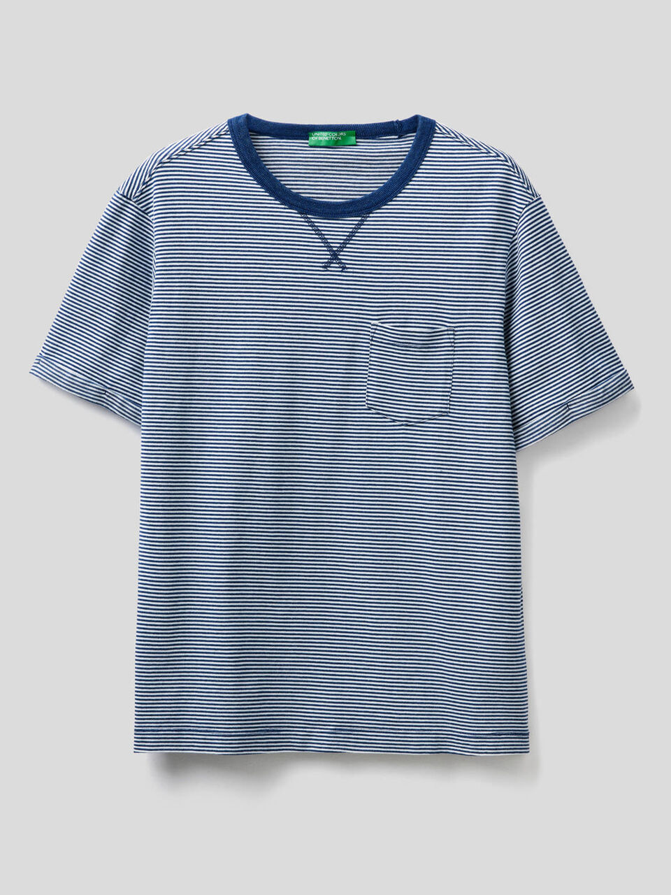 T-shirt 100% coton avec effet usé image number 1