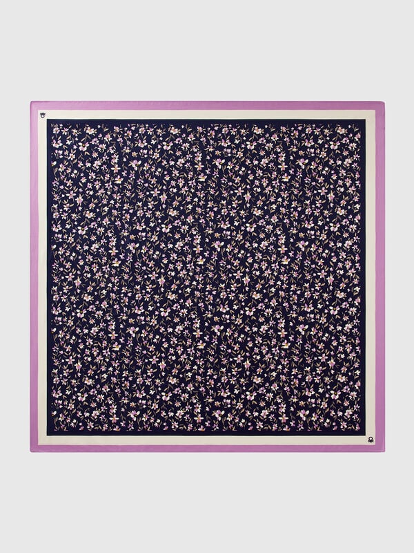 Foulard à motifs en tissu  Femme
