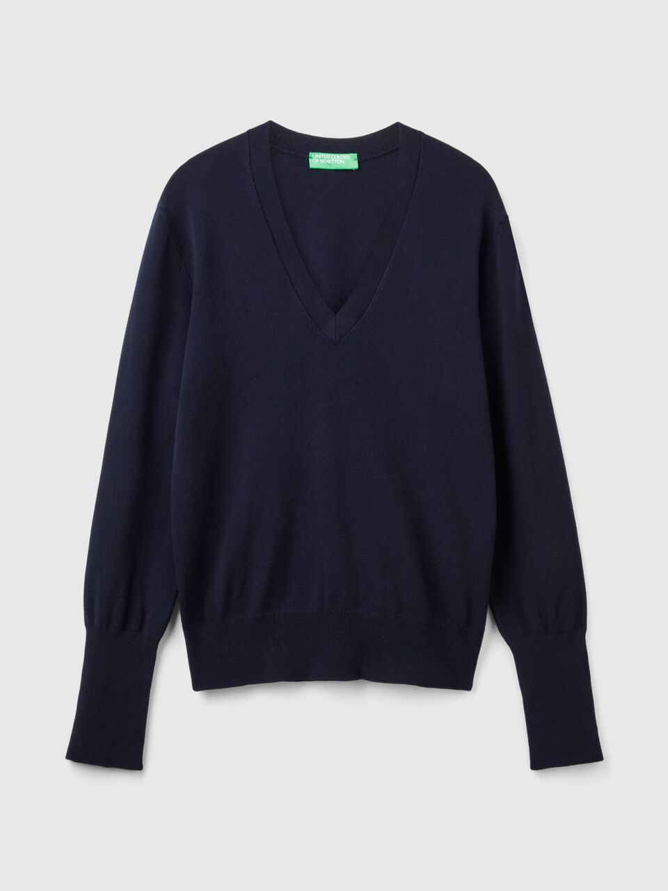 V NECK SWEATER L/S Femme image number 1