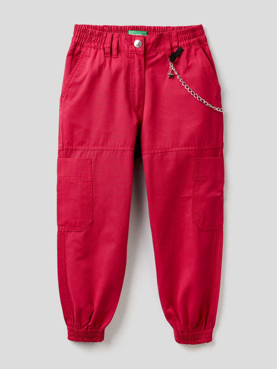 Cargo trousers with chain image number 1