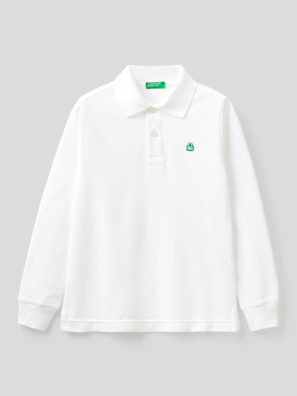 Polo manica lunga 100% cotone bio image number 1