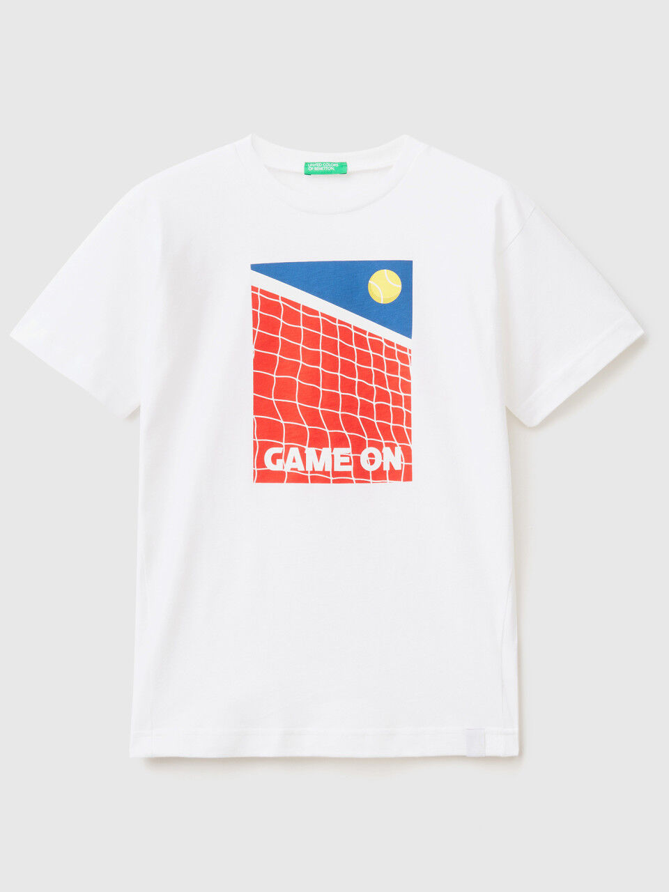 T-shirt con stampa tennis