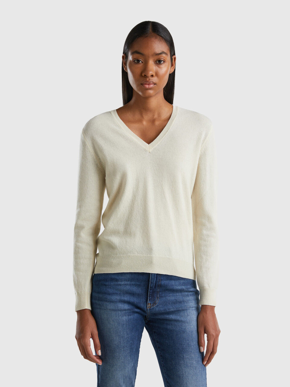 Pull benetton laine femme shop