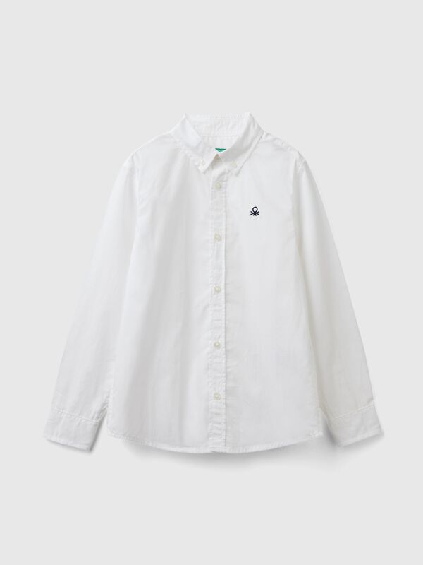 Camicia bianca button down Bambino