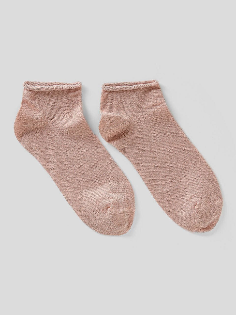 Short socks with lurex image number 1
