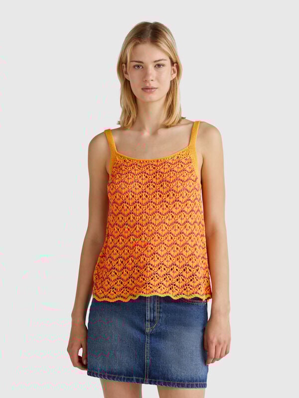 Canotta crochet Donna