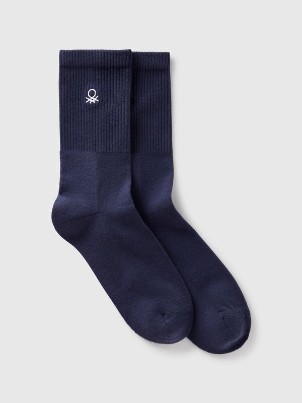 Chaussettes de sport en coton mélangé stretch
