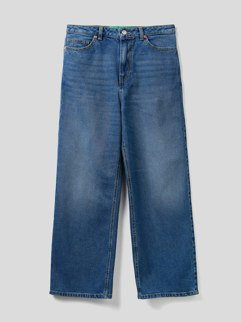 Jeans coupe mum en denim stretch image number null