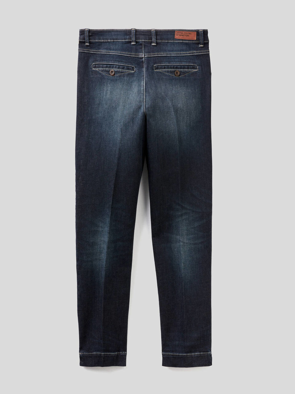 Slim-Fit-Chinos aus Denim image number null