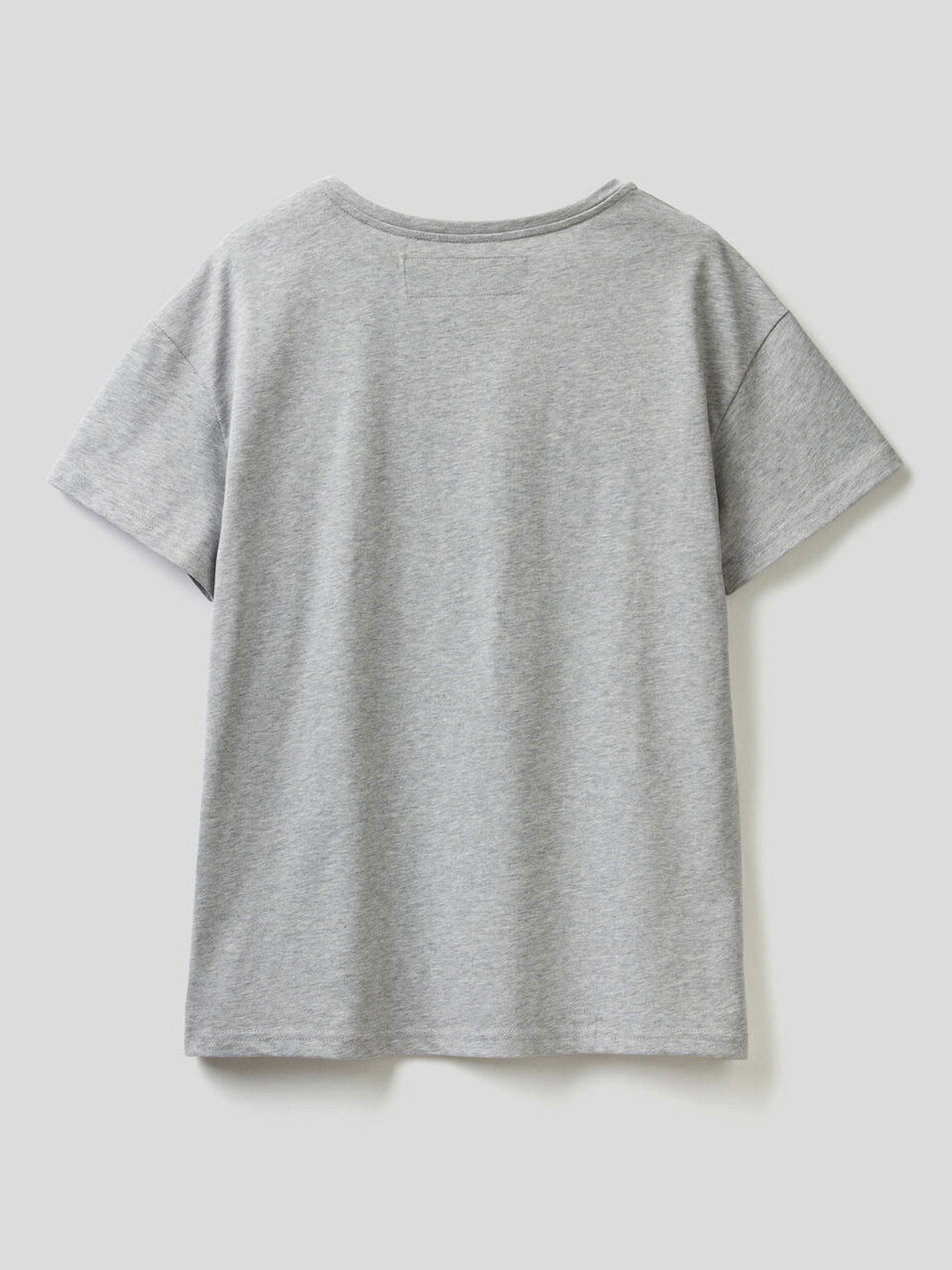 T-shirt 100% cotone bio con stampa logo image number 2