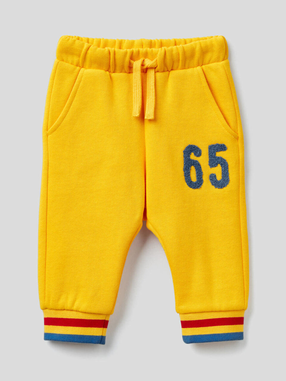 Pantaloni in felpa con ricamo image number 1