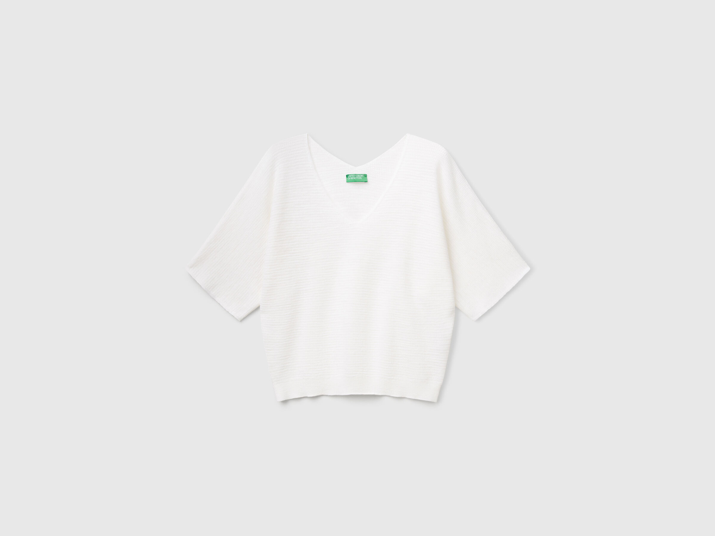V NECK SWEATER H/S Femme image number 4
