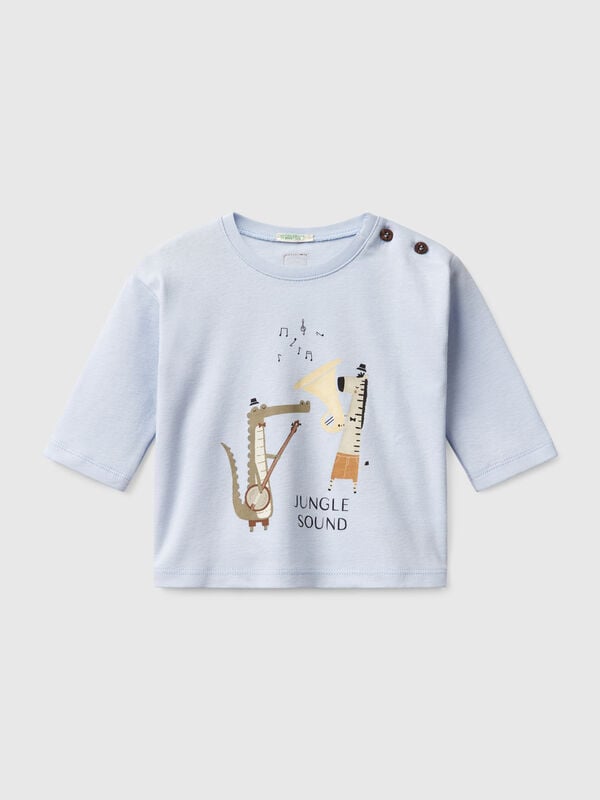 T-shirt con stampa animaletto Baby