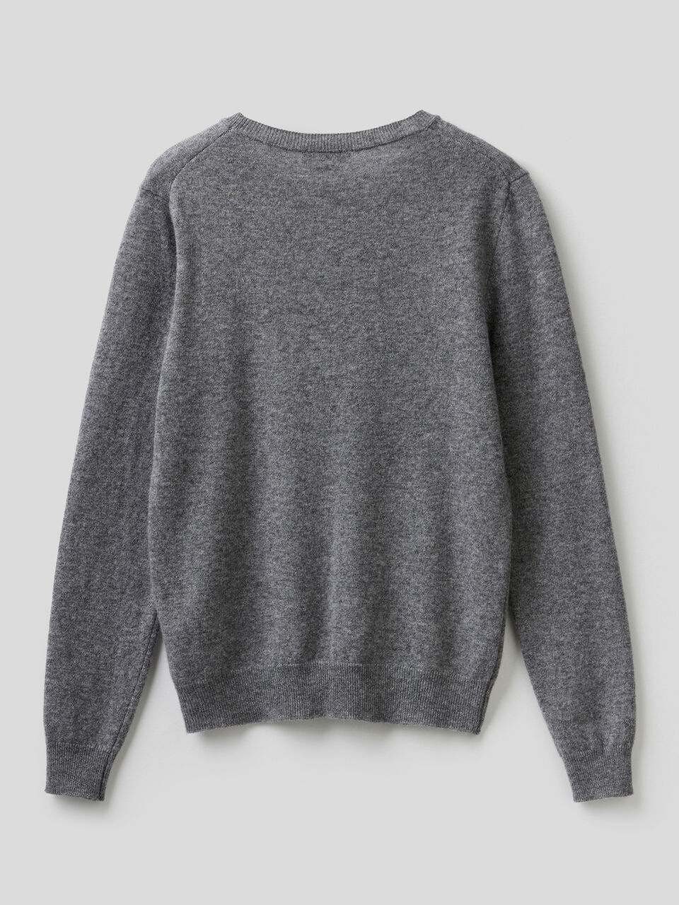 Pull col rond en pure laine vierge image number 2