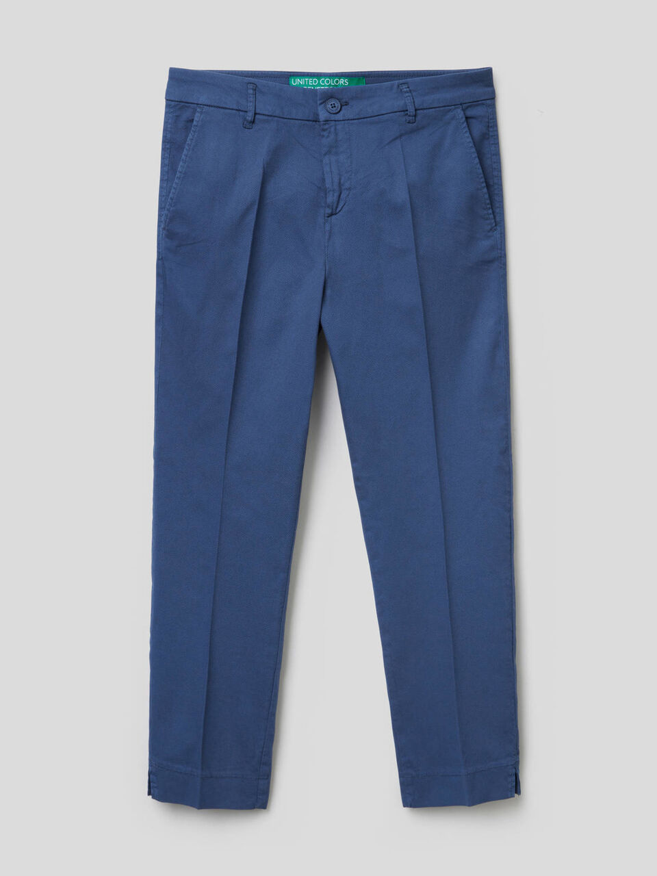 Chino cropped in cotone stretch image number 1