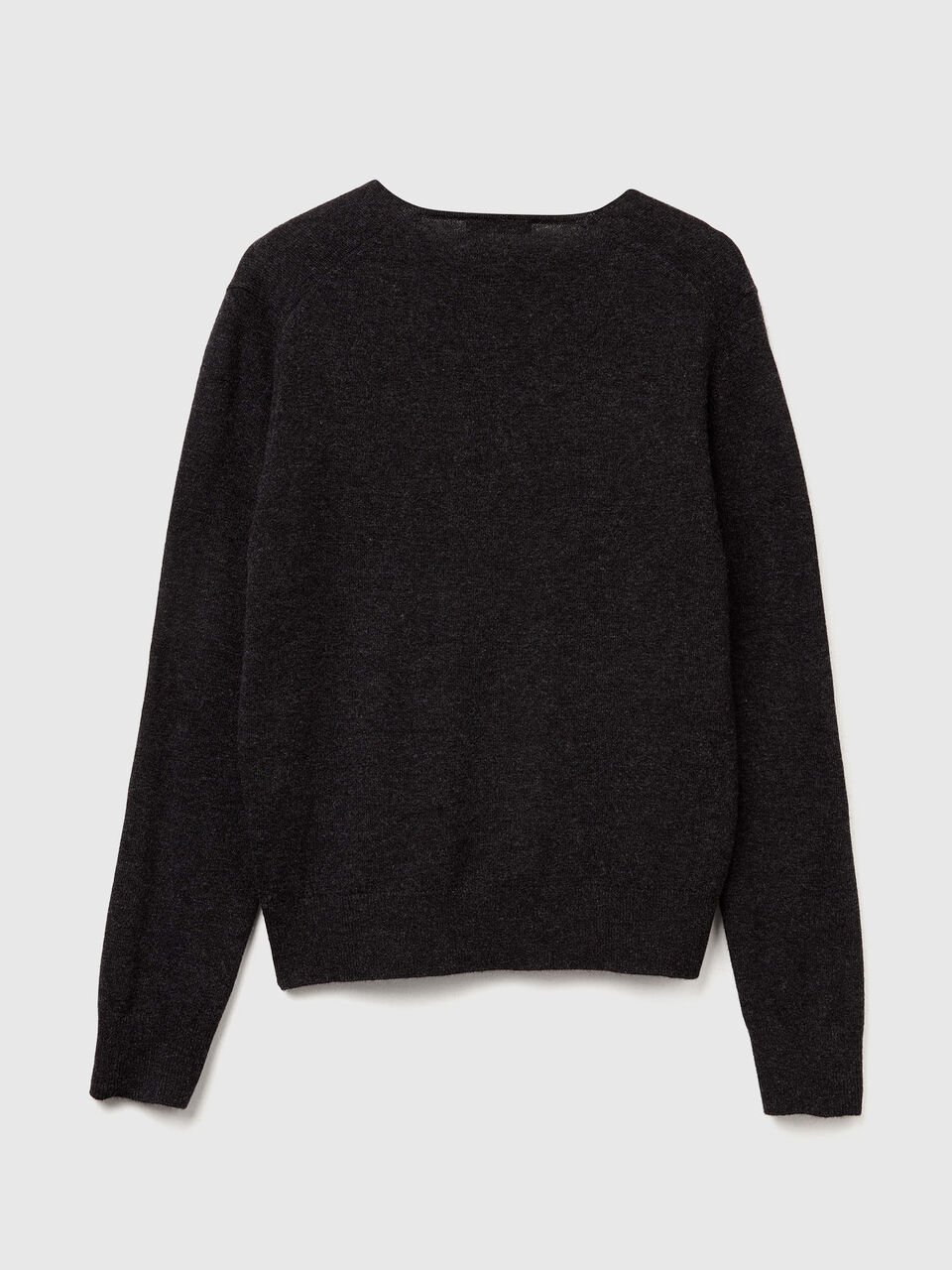 MAGLIA SCOLLO V M/L Donna image number 2