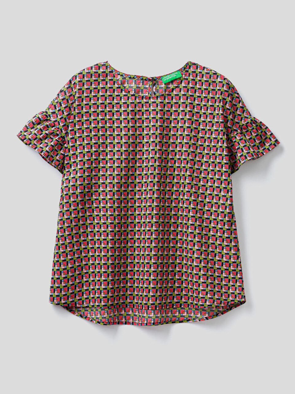 Bluse mit Volant-Ärmeln image number 1