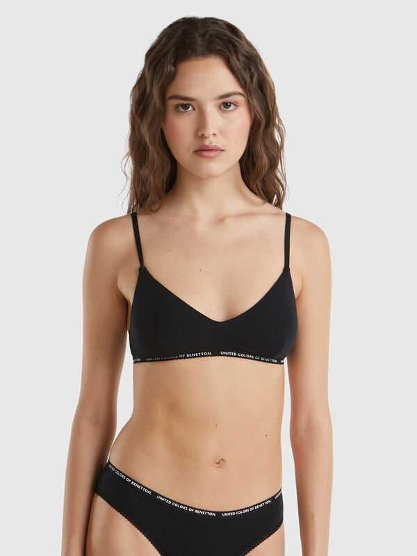 Brassiere in cotone biologico stretch Donna