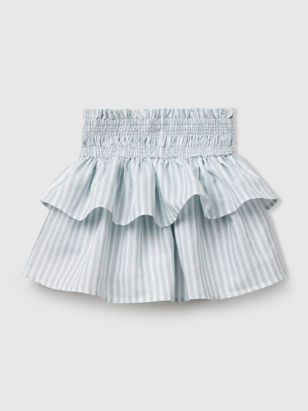 Jupe rayée à volants Filles