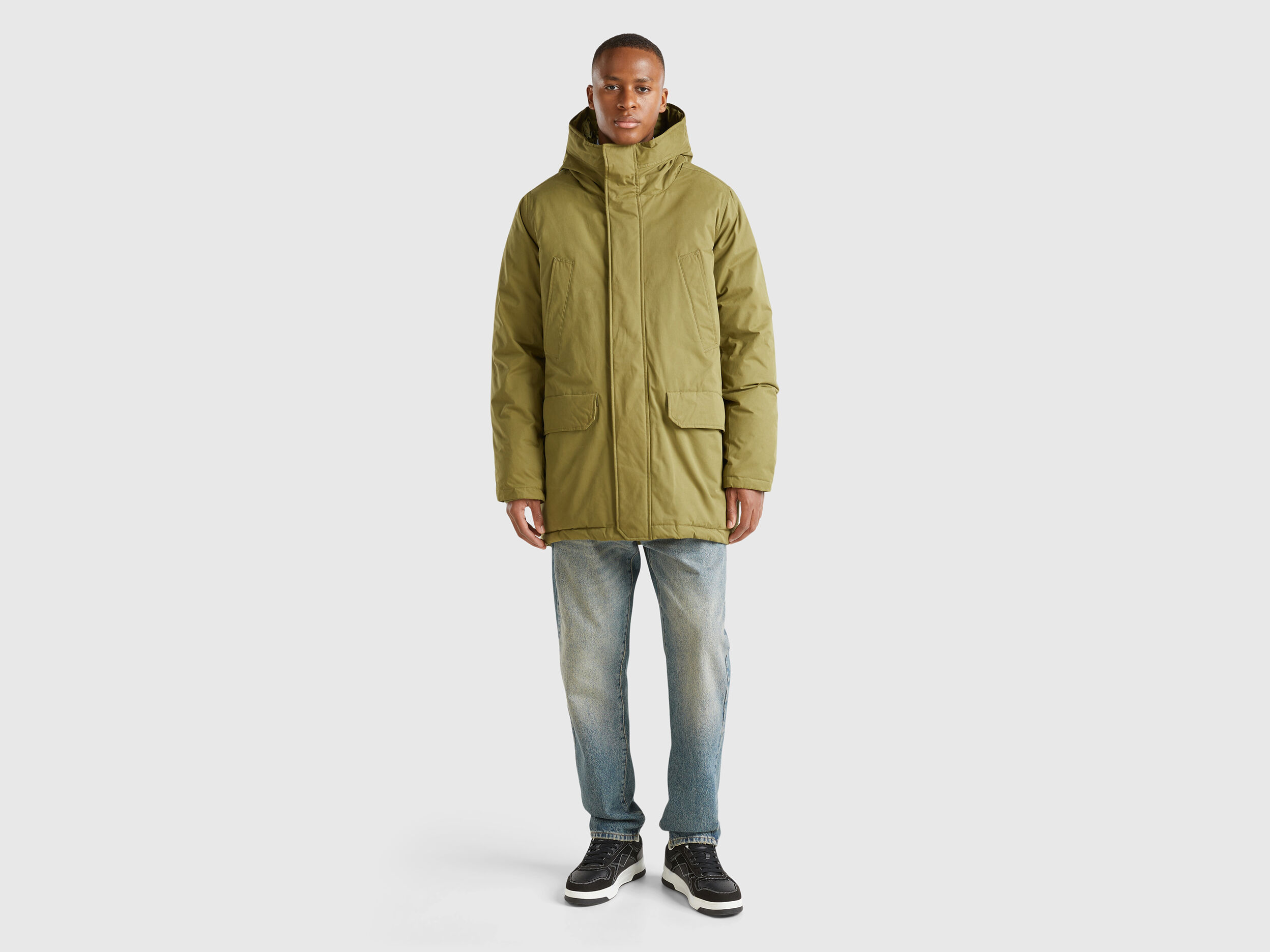 Giubbotto parka uomo benetton sale