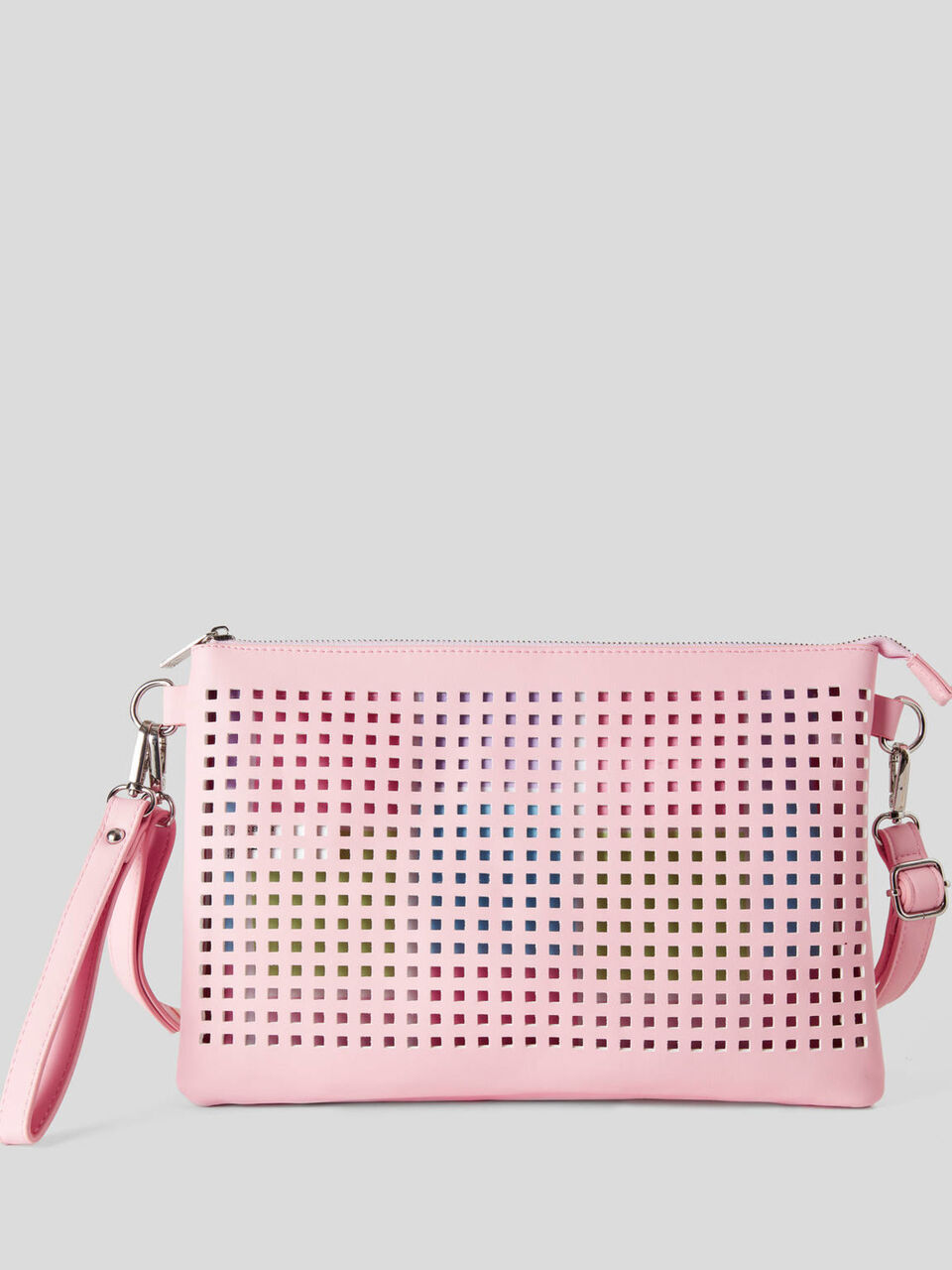 Perforated bag with removable clutch image number 1