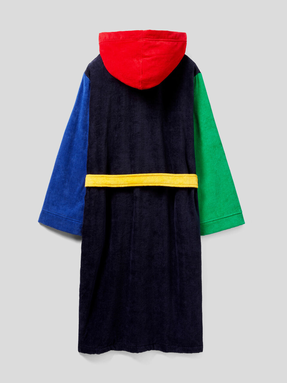 Accappatoio color block in cotone image number 2