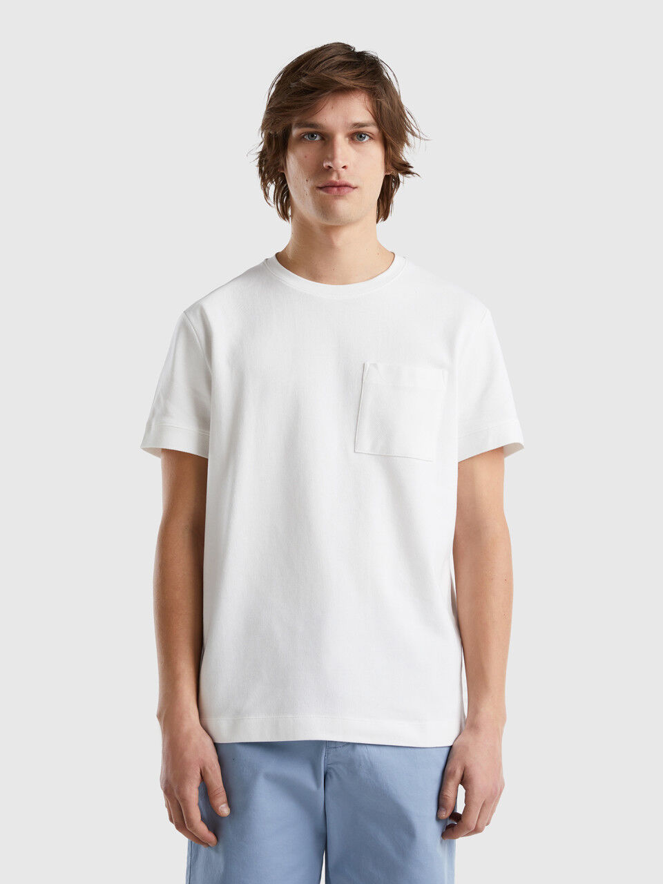 T-shirt 100 % coton à petite poche