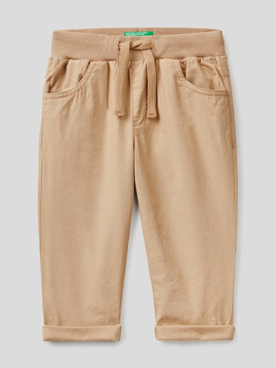 Trousers with drawstring image number 1