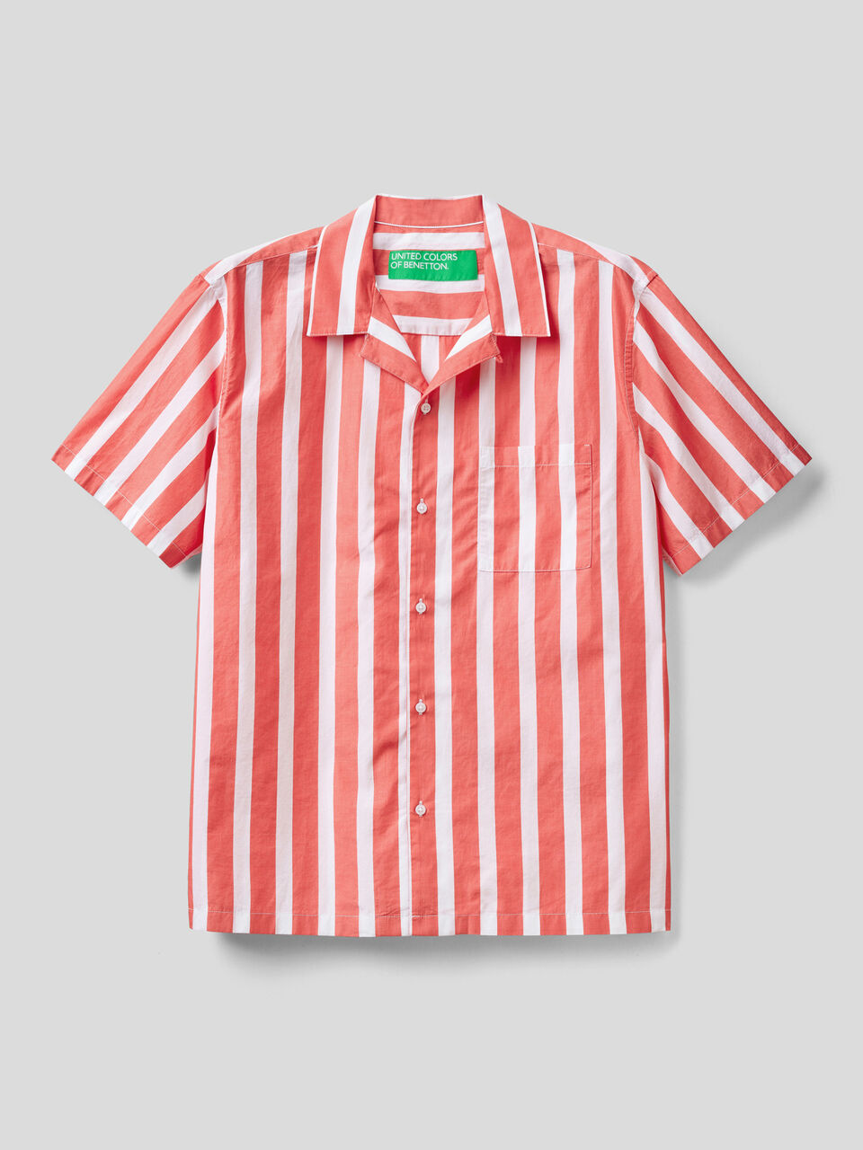 Chemise rayée à manches courtes image number 1