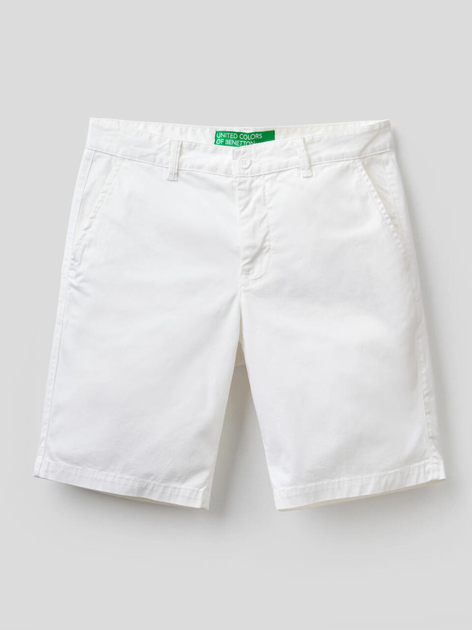 Bermuda chino in cotone stretch image number 1