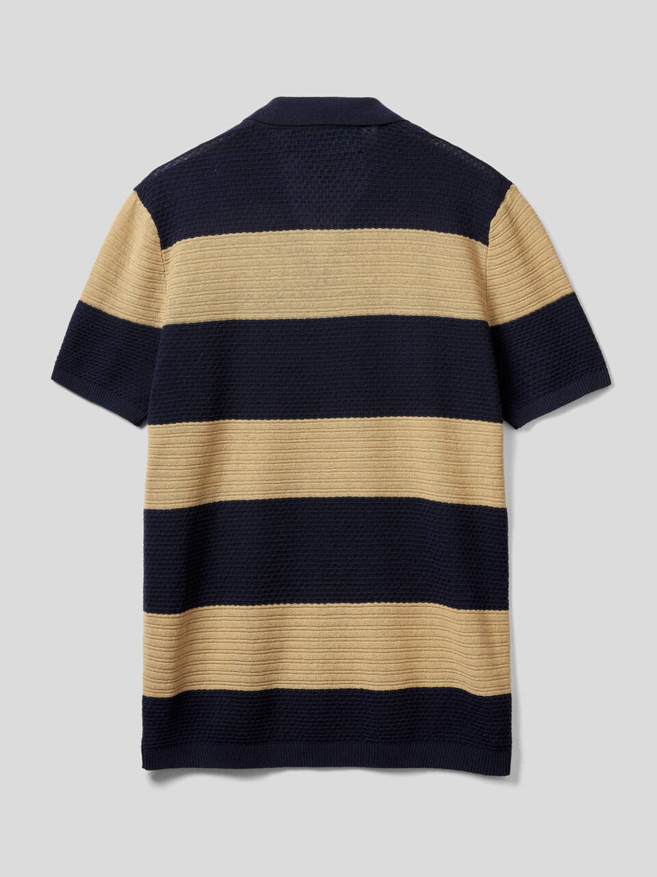 Striped knit polo image number 2
