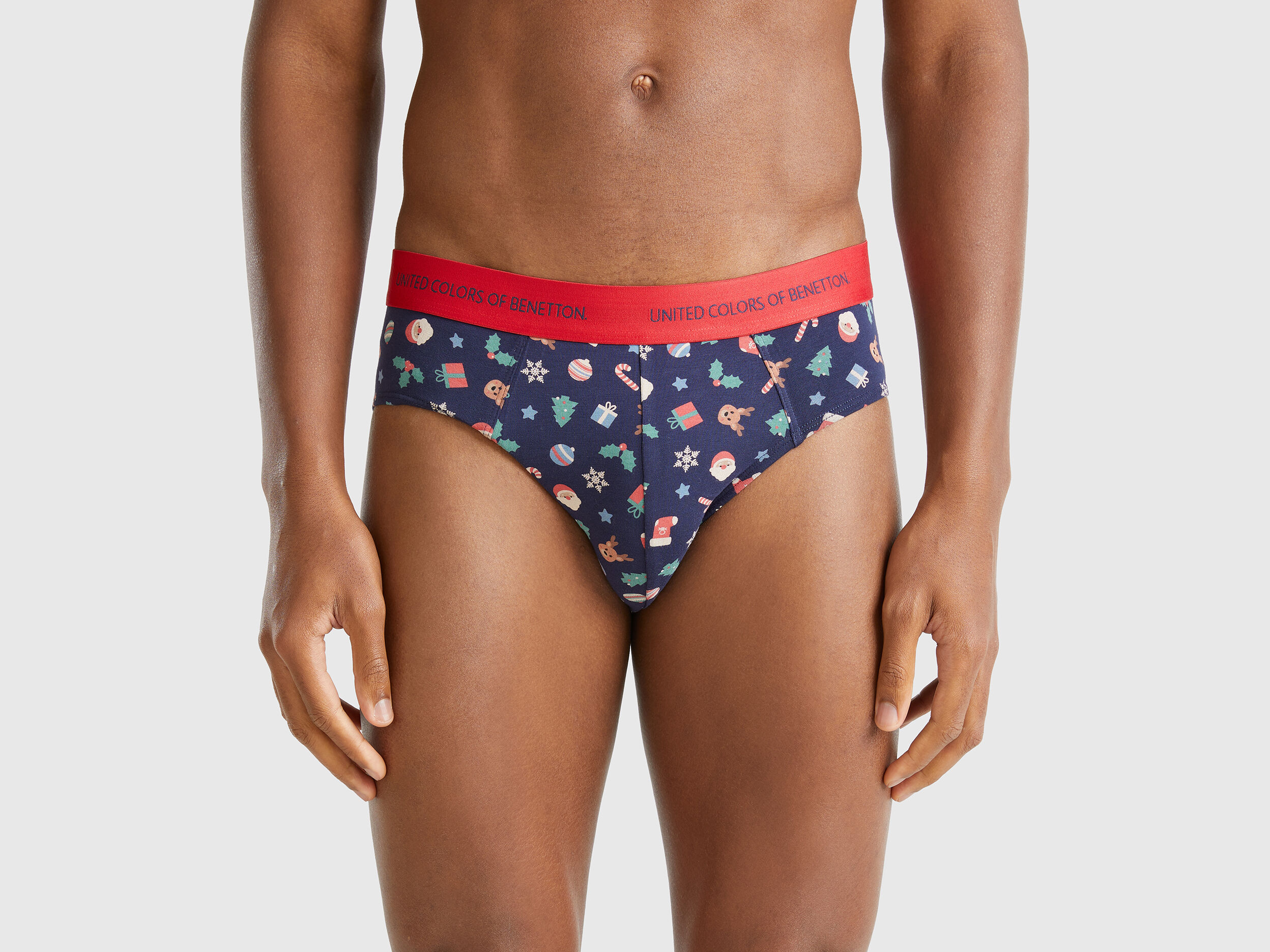 Slip con stampa natalizia Multi color Benetton