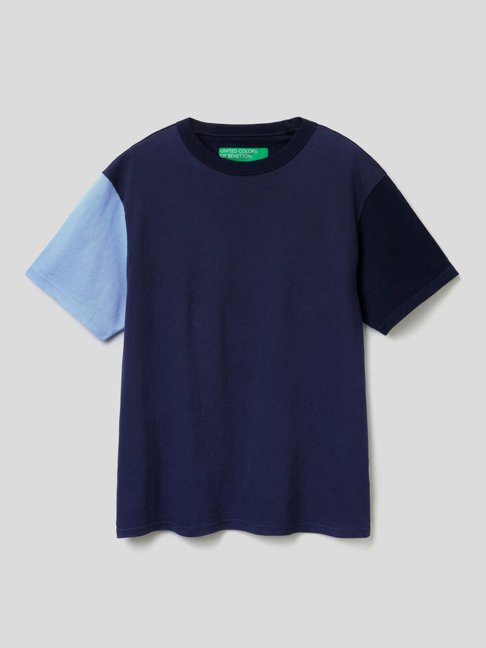 T-shirt color block à manches courtes image number 1