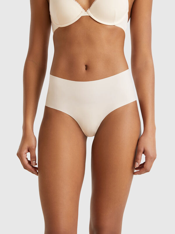 Culotte elasticizzate con pizzo Donna