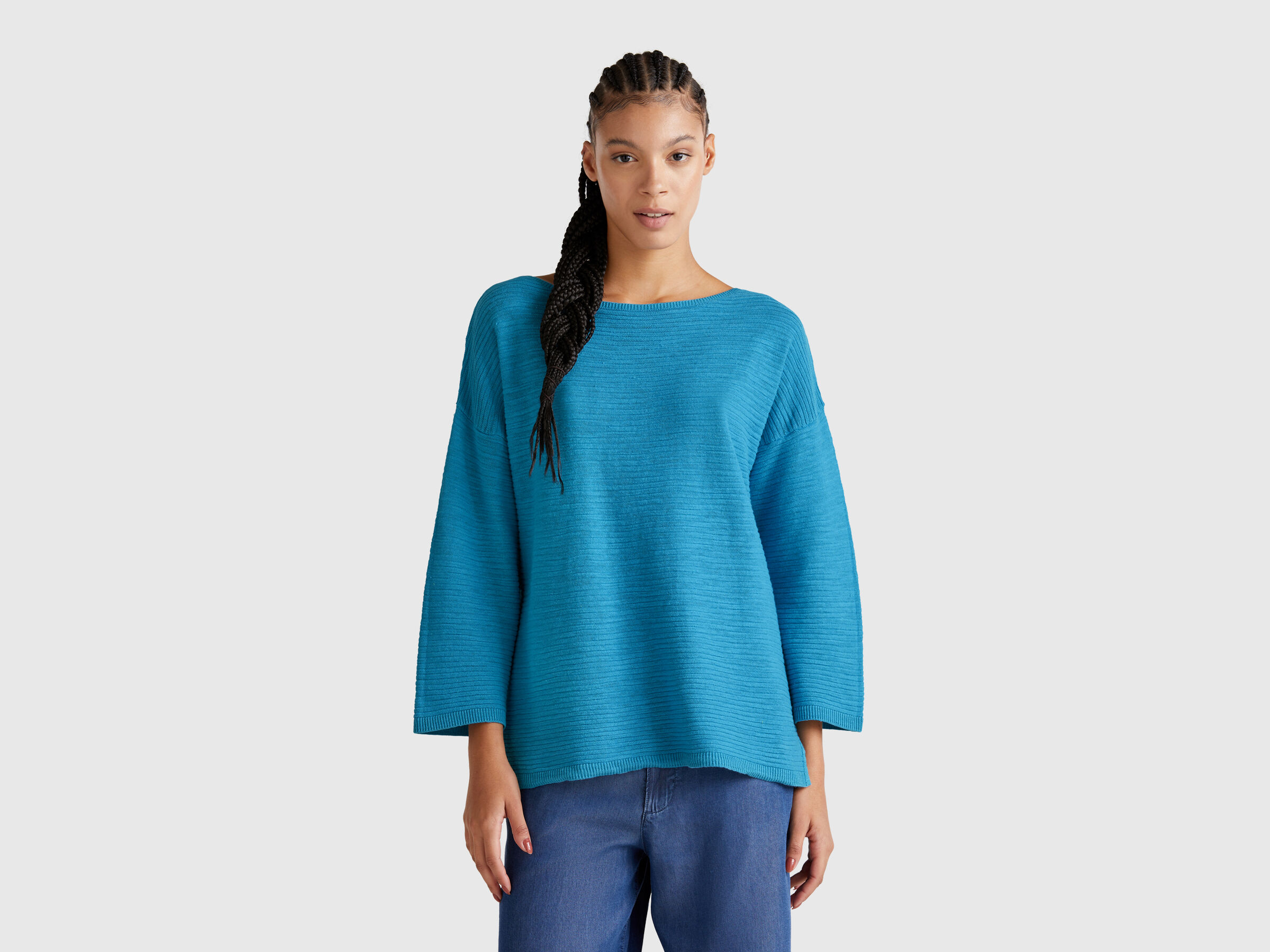 BOAT-NECK SWEAT.L/S Femme image number 0