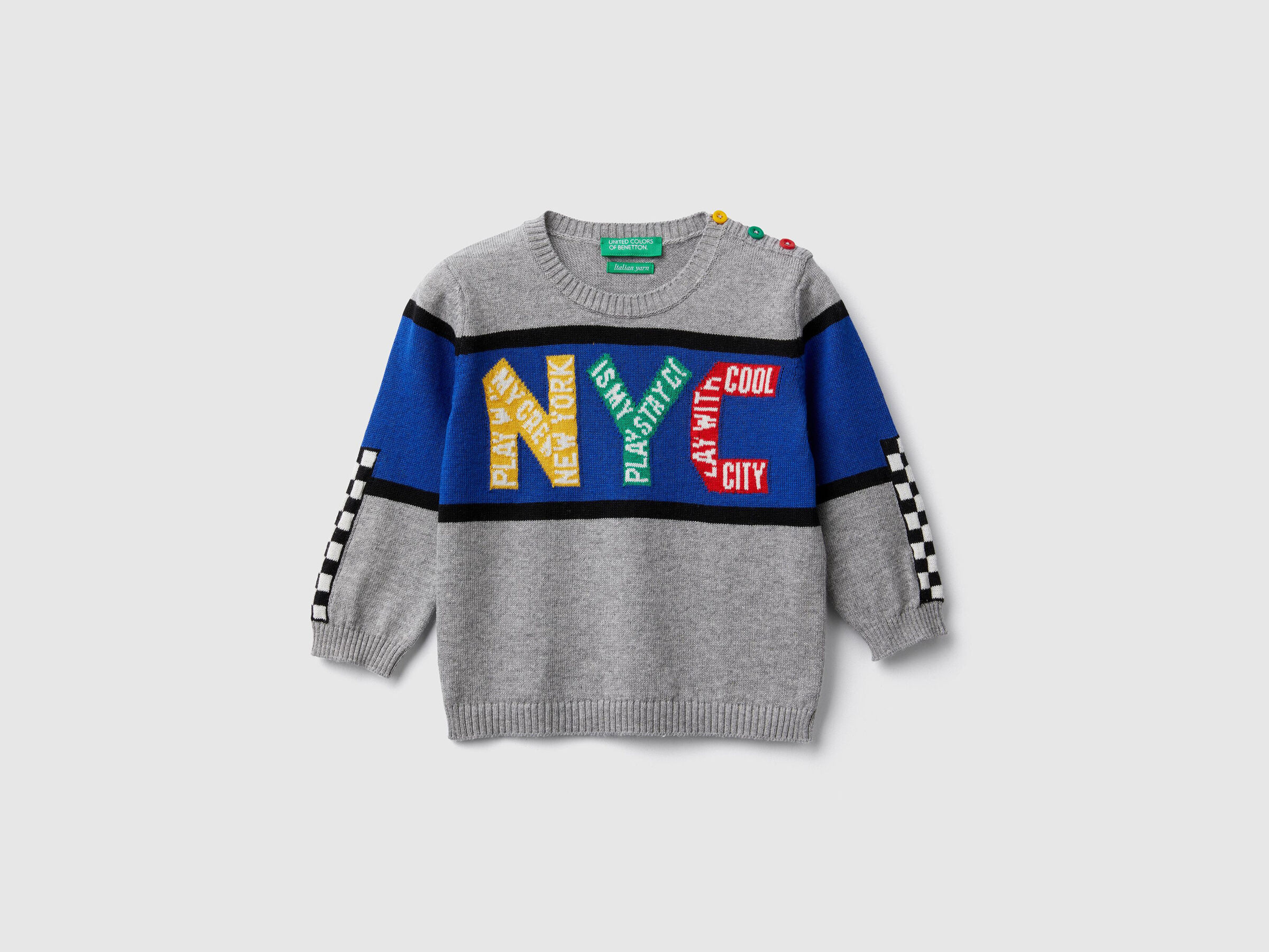 Pullover mit bunten Intarsienarbeiten image number null