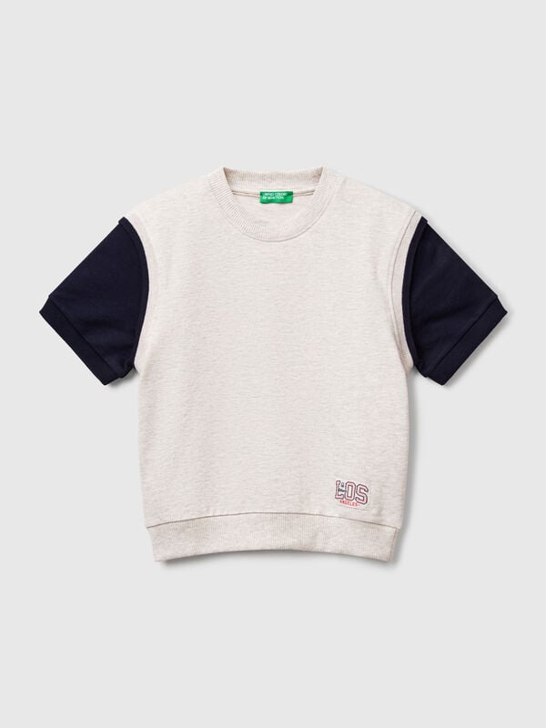 Kurzarm-Sweatshirt Jungen