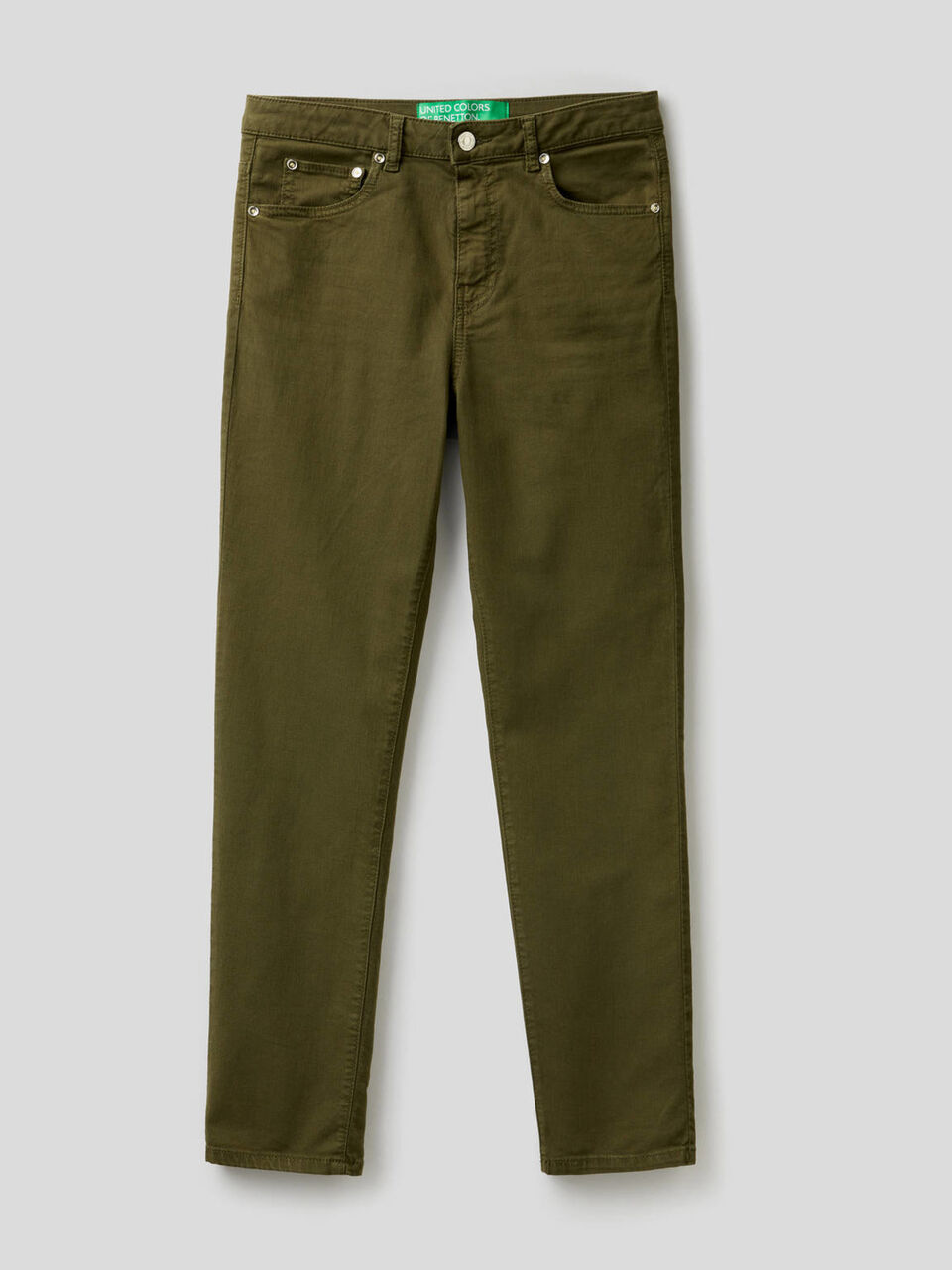 Pantaloni in cotone stretch image number 1
