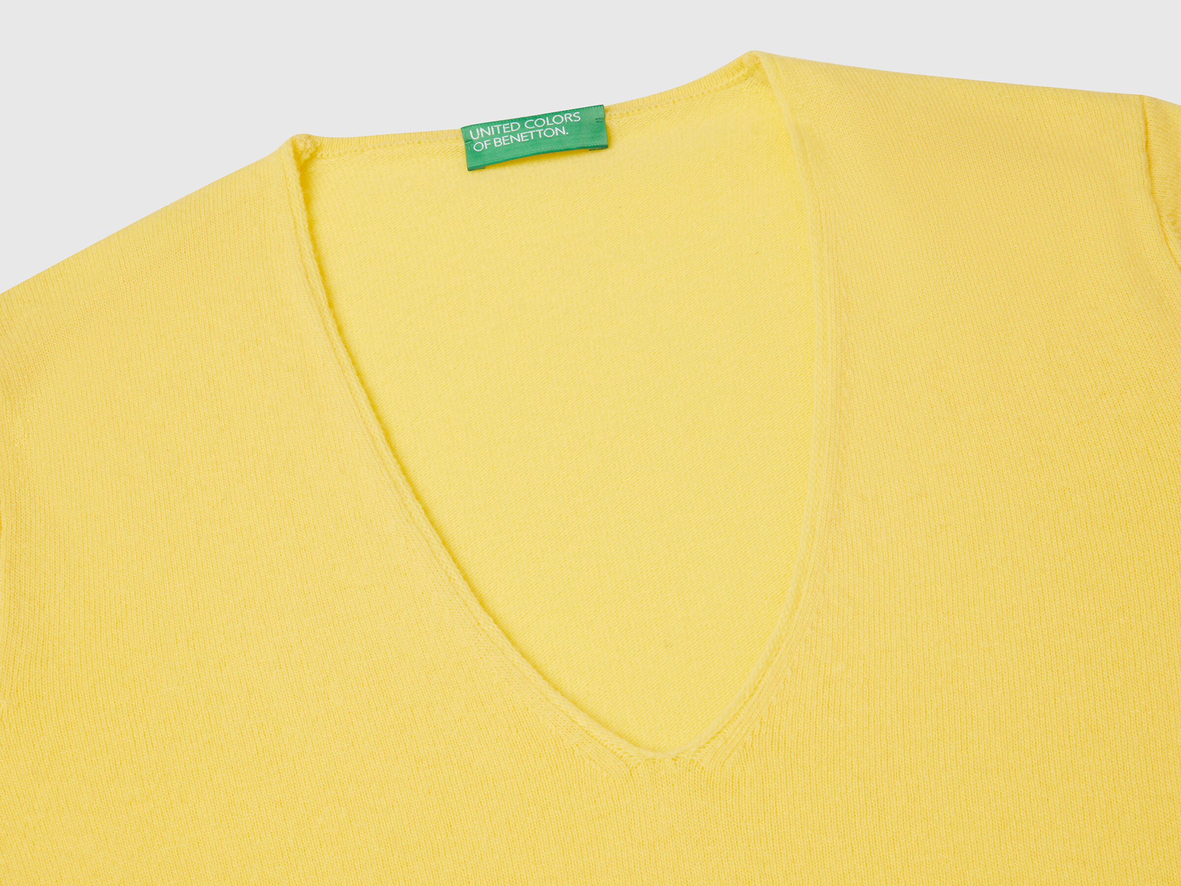 MAGLIA SCOLLO V M/L Donna image number 5